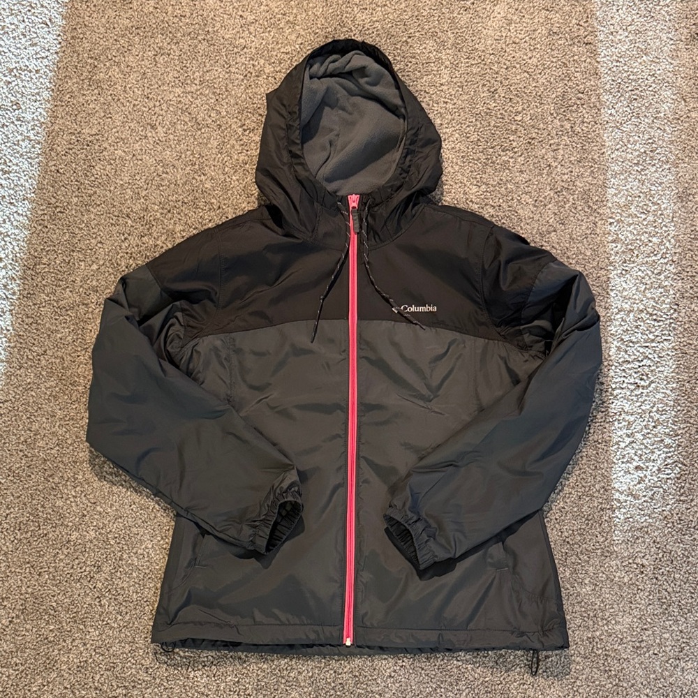 Columbia Fleece Lined Rain/Wind Jacket